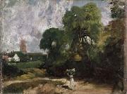 John Constable Stoke-by-Nayland, Suffolk. Sweden oil painting artist
